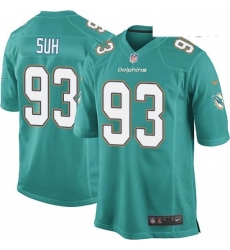 Mens Nike Miami Dolphins 93 Ndamukong Suh Game Aqua Green Team Color NFL Jersey Mens Nike Miami Dolphins 93 Ndamukong Suh Game Aqua Green Team Color NFL Jersey
