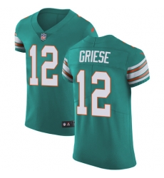 Nike Dolphins #12 Bob Griese Aqua Green Alternate Mens Stitched NFL Vapor Untouchable Elite Jersey Nike Dolphins #12 Bob Griese Aqua Green Alternate Mens Stitched NFL Vapor Untouchable Elite Jersey