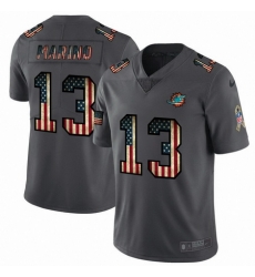 Nike Dolphins 13 Dan Marino 2019 Salute To Service USA Flag Fashion Limited Jersey Nike Dolphins 13 Dan Marino 2019 Salute To Service USA Flag Fashion Limited Jersey