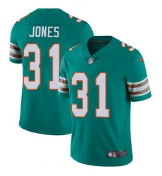 Nike Dolphins 31 Byron Jones Aqua Green Alternate Men Stitched NFL Vapor Untouchable Limited Jersey Nike Dolphins 31 Byron Jones Aqua Green Alternate Men Stitched NFL Vapor Untouchable Limited Jersey