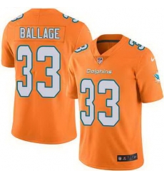 Nike Dolphins 33 Kalen Ballage Orange Vapor Untouchable Limited Jersey Nike Dolphins 33 Kalen Ballage Orange Vapor Untouchable Limited Jersey