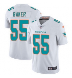Nike Dolphins #55 Jerome Baker White Mens Stitched NFL Vapor Untouchable Limited Jersey Nike Dolphins #55 Jerome Baker White Mens Stitched NFL Vapor Untouchable Limited Jersey