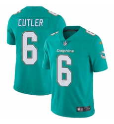 Nike Dolphins #6 Jay Cutler Aqua Green Team Color Mens Stitched NFL Vapor Untouchable Limited Jersey Nike Dolphins #6 Jay Cutler Aqua Green Team Color Mens Stitched NFL Vapor Untouchable Limited Jersey