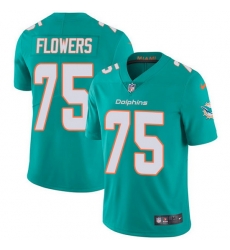 Nike Dolphins 75 Ereck Flowers Aqua Green Team Color Men Stitched NFL Vapor Untouchable Limited Jersey Nike Dolphins 75 Ereck Flowers Aqua Green Team Color Men Stitched NFL Vapor Untouchable Limited Jersey