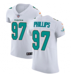 Nike Dolphins #97 Jordan Phillips White Mens Stitched NFL Vapor Untouchable Elite Jersey Nike Dolphins #97 Jordan Phillips White Mens Stitched NFL Vapor Untouchable Elite Jersey