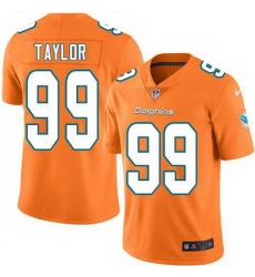 Nike Dolphins #99 Jason Taylor Orange Mens Stitched NFL Limited Rush Jersey Nike Dolphins #99 Jason Taylor Orange Mens Stitched NFL Limited Rush Jersey