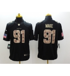 Nike Miami Dolphins 91 Cameron Wake black Salute to Service Limited NFL Jersey Nike Miami Dolphins 91 Cameron Wake black Salute to Service Limited NFL Jersey