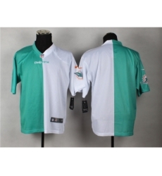Nike Miami Dolphins blank green white Elite Split NFL Jersey Nike Miami Dolphins blank green white Elite Split NFL Jersey