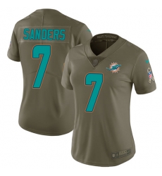 7 Limited Jason Sanders Olive Nike NFL Womens Jersey Miami Dolphins 2017 Salute to Service 7 Limited Jason Sanders Olive Nike NFL Womens Jersey Miami Dolphins 2017 Salute to Service