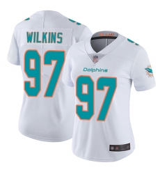 Dolphins 97 Christian Wilkins White Women Stitched Football Vapor Untouchable Limited Jersey Dolphins 97 Christian Wilkins White Women Stitched Football Vapor Untouchable Limited Jersey