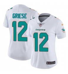 Nike Dolphins #12 Bob Griese White Womens Stitched NFL Vapor Untouchable Limited Jersey Nike Dolphins #12 Bob Griese White Womens Stitched NFL Vapor Untouchable Limited Jersey