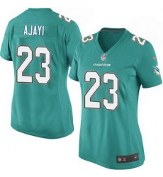 Nike Dolphins #23 Jay Ajayi Aqua Green Team Color Womens Stitched NFL Elite Jersey Nike Dolphins #23 Jay Ajayi Aqua Green Team Color Womens Stitched NFL Elite Jersey