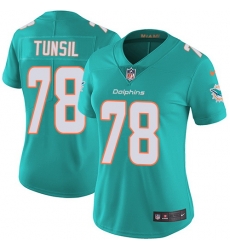 Nike Dolphins #78 Laremy Tunsil Aqua Green Team Color Womens Stitched NFL Vapor Untouchable Limited Jersey Nike Dolphins #78 Laremy Tunsil Aqua Green Team Color Womens Stitched NFL Vapor Untouchable Limited Jersey