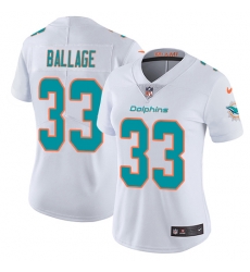Women Kalen Ballage Miami Dolphins Limited Alternate Vapor Untouchable Nike Jersey White Women Kalen Ballage Miami Dolphins Limited Alternate Vapor Untouchable Nike Jersey White