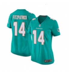 Womens Miami Dolphins 14 Ryan Fitzpatrick Game Aqua Green Team Color Football Jersey Womens Miami Dolphins 14 Ryan Fitzpatrick Game Aqua Green Team Color Football Jersey