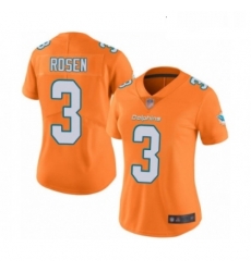 Womens Miami Dolphins 3 Josh Rosen Limited Orange Rush Vapor Untouchable Football Jersey Womens Miami Dolphins 3 Josh Rosen Limited Orange Rush Vapor Untouchable Football Jersey