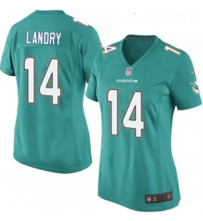 Womens Nike Miami Dolphins 14 Jarvis Landry Game Aqua Green Team Color NFL Jersey Womens Nike Miami Dolphins 14 Jarvis Landry Game Aqua Green Team Color NFL Jersey