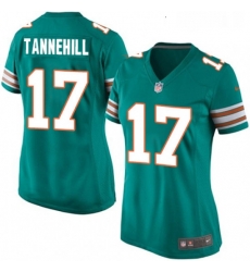 Womens Nike Miami Dolphins 17 Ryan Tannehill Game Aqua Green Alternate NFL Jersey Womens Nike Miami Dolphins 17 Ryan Tannehill Game Aqua Green Alternate NFL Jersey