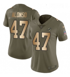 Womens Nike Miami Dolphins 47 Kiko Alonso Limited OliveGold 2017 Salute to Service NFL Jersey Womens Nike Miami Dolphins 47 Kiko Alonso Limited OliveGold 2017 Salute to Service NFL Jersey