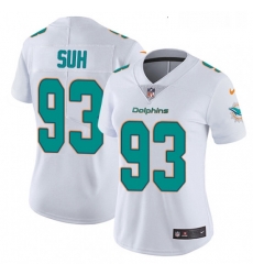 Womens Nike Miami Dolphins 93 Ndamukong Suh Elite White NFL Jersey Womens Nike Miami Dolphins 93 Ndamukong Suh Elite White NFL Jersey