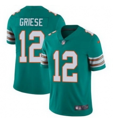 Nike Dolphins #12 Bob Griese Aqua Green Alternate Youth Stitched NFL Vapor Untouchable Limited Jersey Nike Dolphins #12 Bob Griese Aqua Green Alternate Youth Stitched NFL Vapor Untouchable Limited Jersey