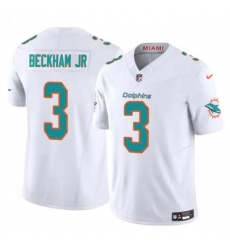 Youth Miami Dolphins 3 Odell Beckham Jr White 2023 F U S E Vapor Limited Stitched Football Jersey Youth Miami Dolphins 3 Odell Beckham Jr White 2023 F U S E Vapor Limited Stitched Football Jersey