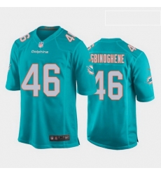 youth noah igbinoghene miami dolphins aqua game jersey youth noah igbinoghene miami dolphins aqua game jersey
