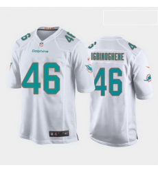 youth noah igbinoghene miami dolphins white game jersey youth noah igbinoghene miami dolphins white game jersey