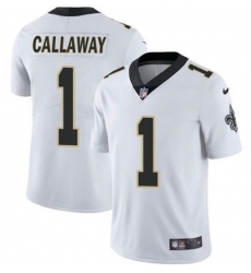 Men New Orleans Saints 1 Marquez Callaway 2021 White Vapor Untouchable Limited Men New Orleans Saints 1 Marquez Callaway 2021 White Vapor Untouchable Limited