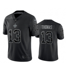 Men New Orleans Saints 13 Michael Thomas Black Reflective Limited Stitched Football Jersey Men New Orleans Saints 13 Michael Thomas Black Reflective Limited Stitched Football Jersey