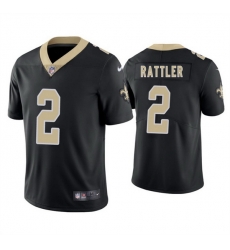 Men New Orleans Saints 2 Spencer Rattler Black 2025 Vapor Limited Stitched Football Jersey Men New Orleans Saints 2 Spencer Rattler Black 2025 Vapor Limited Stitched Football Jersey