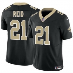 Men New Orleans Saints 21 Justin Reid Black 2025 F U S E Vapor Limited Stitched Football Jersey