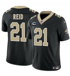 Men New Orleans Saints 21 Justin Reid Black 2025 F U S E With 1 Star C Patch Vapor Limited Stitched Football Jersey
