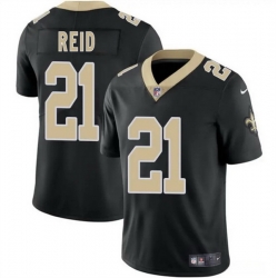 Men New Orleans Saints 21 Justin Reid Black 2025 Vapor Limited Stitched Football Jersey
