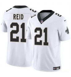 Men New Orleans Saints 21 Justin Reid White 2025 F U S E Vapor Limited Stitched Football Jersey Men New Orleans Saints 21 Justin Reid White 2025 F U S E Vapor Limited Stitched Football Jersey