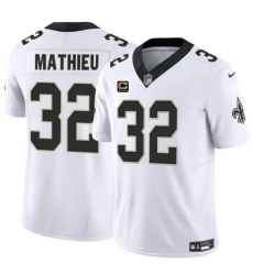 Men New Orleans Saints 32 Tyrann Mathieu White 2024 F U S E With 4 Star C Patch Vapor Limited Stitched Football Jersey Men New Orleans Saints 32 Tyrann Mathieu White 2024 F U S E With 4 Star C Patch Vapor Limited Stitched Football Jersey