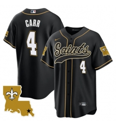Men New Orleans Saints 4 Derek Carr Black 1987 Legacy Cool Base Stitched Baseball Jersey Men New Orleans Saints 4 Derek Carr Black 1987 Legacy Cool Base Stitched Baseball Jersey
