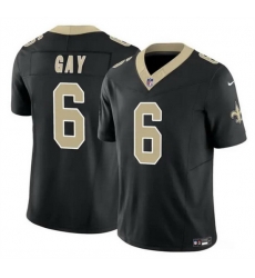 Men New Orleans Saints 6 Willie Gay Back 2023 F U S E Vapor Limited Stitched Football Jersey Men New Orleans Saints 6 Willie Gay Back 2023 F U S E Vapor Limited Stitched Football Jersey