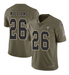 Mens Nike New Orleans Saints 26 P. J. Williams Limited Olive 2017 Salute to Service NFL Jersey Mens Nike New Orleans Saints 26 P. J. Williams Limited Olive 2017 Salute to Service NFL Jersey