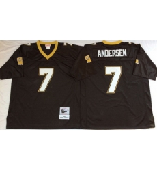 Mitchell And Ness Saints #7 ANDERSAN Black Throwback Stitched NFL Jersey Mitchell And Ness Saints #7 ANDERSAN Black Throwback Stitched NFL Jersey