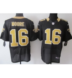Nike New Orleans Saints 16 Lance Moore Black Elite Jersey Nike New Orleans Saints 16 Lance Moore Black Elite Jersey