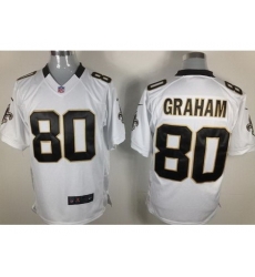 Nike New Orleans Saints 80 Jimmy Graham White Elite NFL Jersey Nike New Orleans Saints 80 Jimmy Graham White Elite NFL Jersey