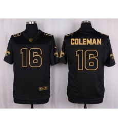 Nike Saints #16 Brandon Coleman Black Mens Stitched NFL Elite Pro Line Gold Collection Jersey Nike Saints #16 Brandon Coleman Black Mens Stitched NFL Elite Pro Line Gold Collection Jersey