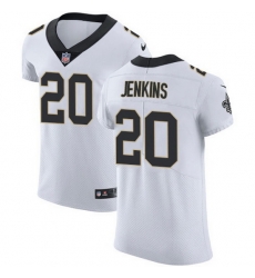 Nike Saints 20 Janoris Jenkins White Men Stitched NFL New Elite Jersey Nike Saints 20 Janoris Jenkins White Men Stitched NFL New Elite Jersey