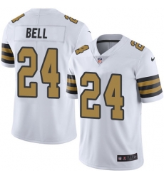 Nike Saints #24 Vonn Bell White Mens Stitched NFL Limited Rush Jersey Nike Saints #24 Vonn Bell White Mens Stitched NFL Limited Rush Jersey