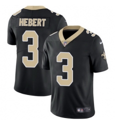 Nike Saints #3 Bobby Hebert Black Team Color Mens Stitched NFL Vapor Untouchable Limited Jersey Nike Saints #3 Bobby Hebert Black Team Color Mens Stitched NFL Vapor Untouchable Limited Jersey