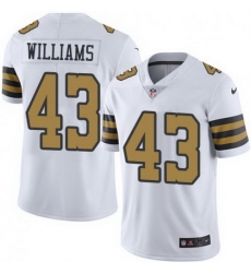 Nike Saints 43 Marcus Williams Black Color Rush Limited Jersey Nike Saints 43 Marcus Williams Black Color Rush Limited Jersey
