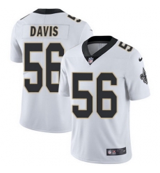 Nike Saints #56 DeMario Davis White Mens Stitched NFL Vapor Untouchable Limited Jersey Nike Saints #56 DeMario Davis White Mens Stitched NFL Vapor Untouchable Limited Jersey