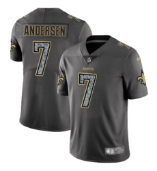 Nike Saints #7 Morten Andersen Gray Static Mens NFL Vapor Untouchable Game Jersey Nike Saints #7 Morten Andersen Gray Static Mens NFL Vapor Untouchable Game Jersey