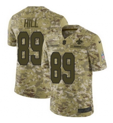 Nike Saints #89 Josh Hill Camo Mens Stitched NFL Limited 2018 Salute To Service Jersey Nike Saints #89 Josh Hill Camo Mens Stitched NFL Limited 2018 Salute To Service Jersey